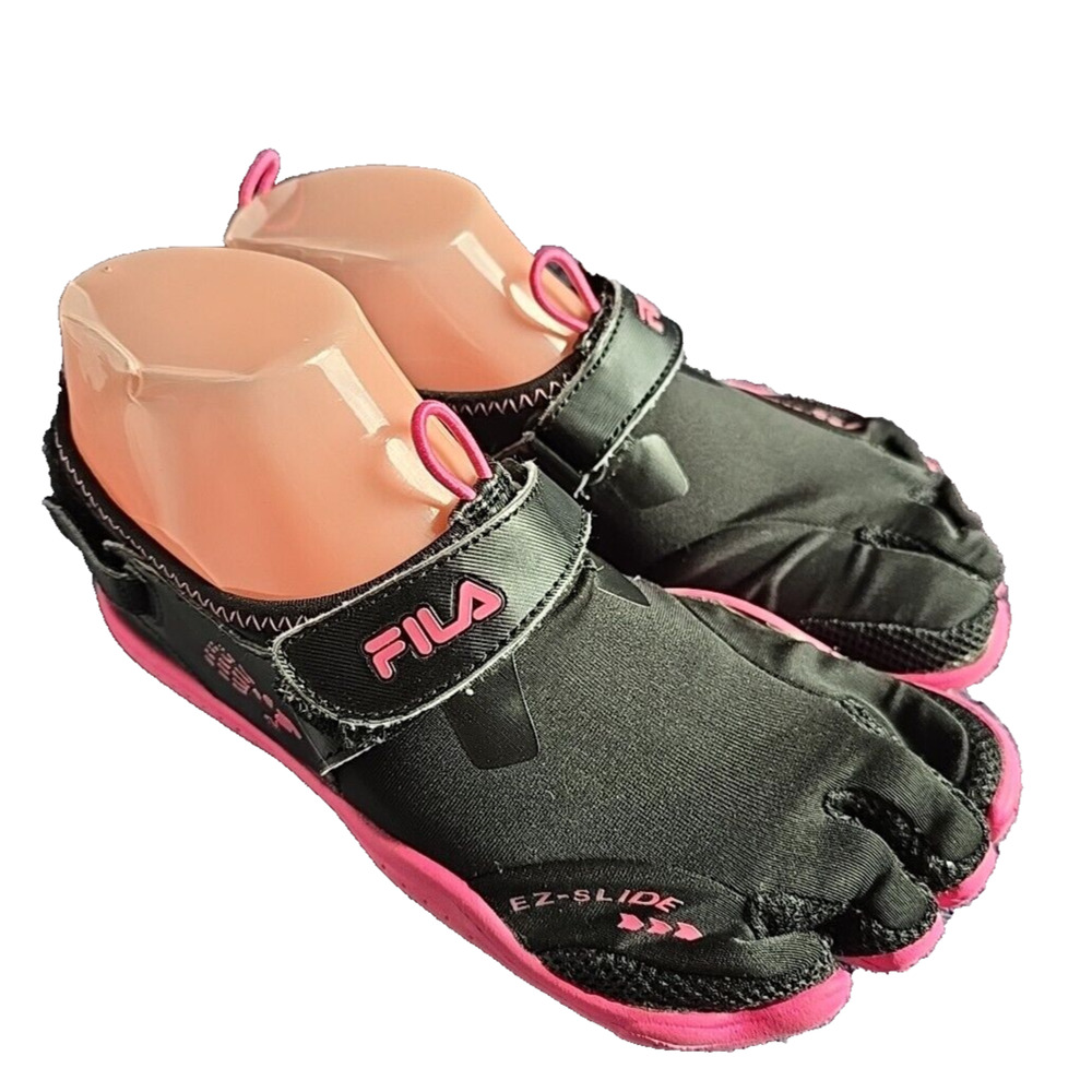 Fila‎ Skele-Toes EZ Slide Drainage Lighted Sandal Water Shoes Pink Womans Size 6